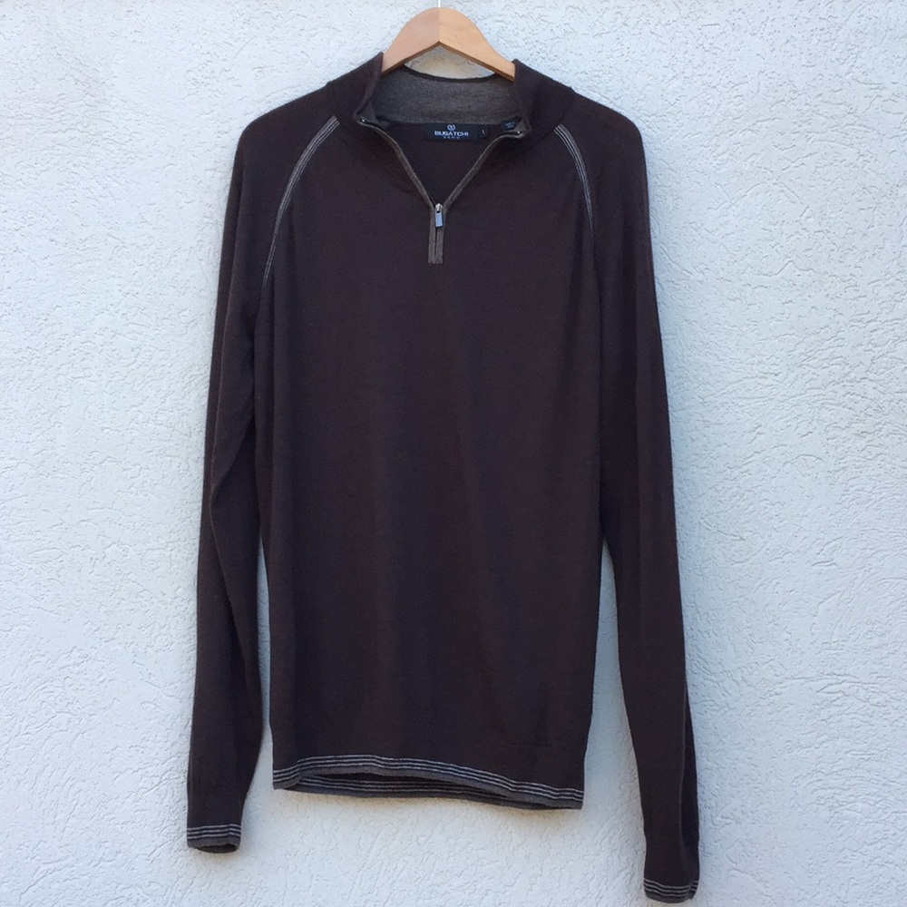 Bugatchi Large sweater Marino wool